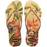 Women's Slim Tropical Flip Flops