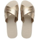 Women's Aqua Metallic Sandals