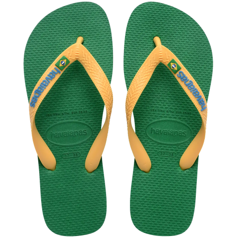 Men's Brazil Logo Flip Flops