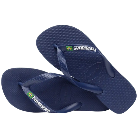 Kids' Brazil Logo Flip Flops