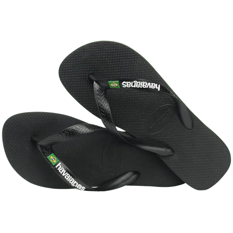 Kids' Brazil Logo Flip Flops