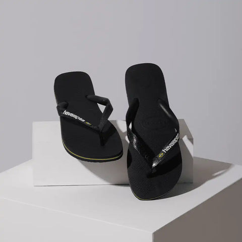 Kids' Brazil Logo Flip Flops