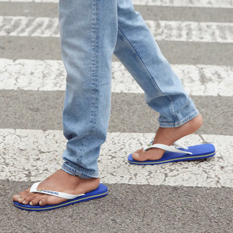 Kids' Brazil Logo Flip Flops