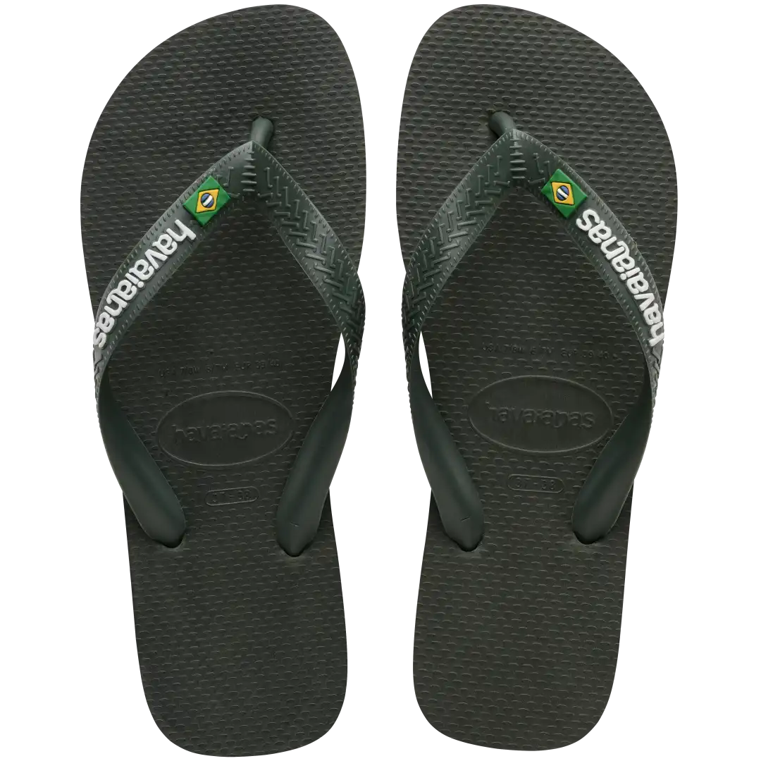 Men's Brazil Logo Flip Flops