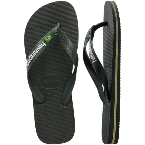 Men's Brazil Logo Flip Flops