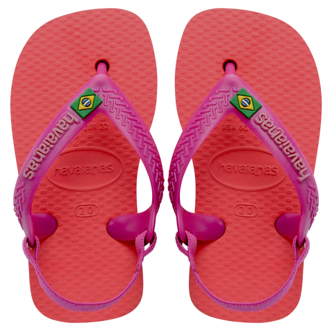 Baby Brazil Logo Flip Flop Sandals