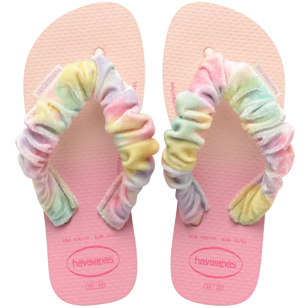 Kids' Fluffy Flip Flops