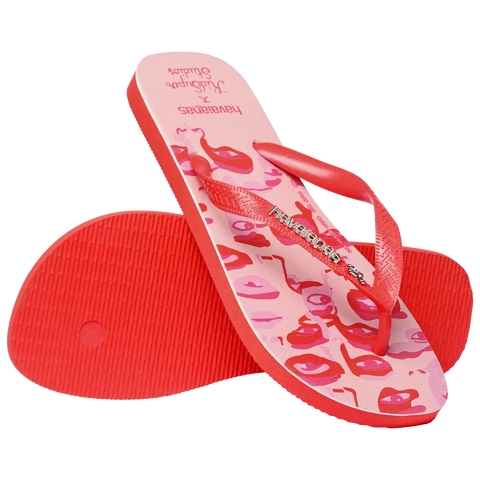 Top KidSuper Camo Flip Flops
